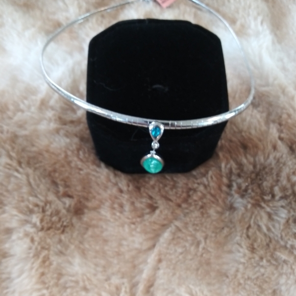 Drop Necklace Multi-Gemstones 17 Inches NWT - Picture 5 of 16